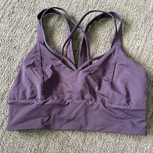 Lululemon Women's Purple Strappy Sports Bra